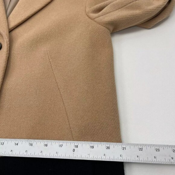 Talbots‎ Petites Colorblock Wool Viscose Coat - Picture 8 of 13